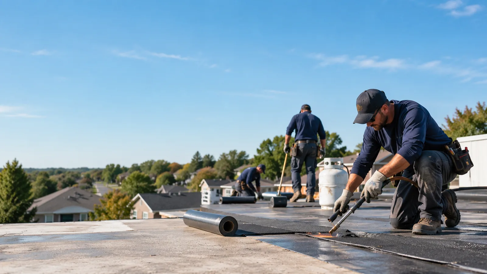 Flat Roof Leak Repair providers in Ossian, IN